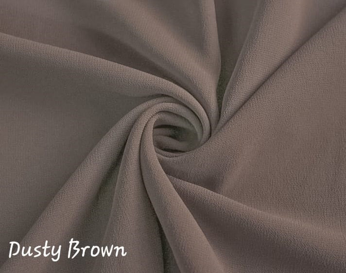 Dusty Brown Georgette Hijab