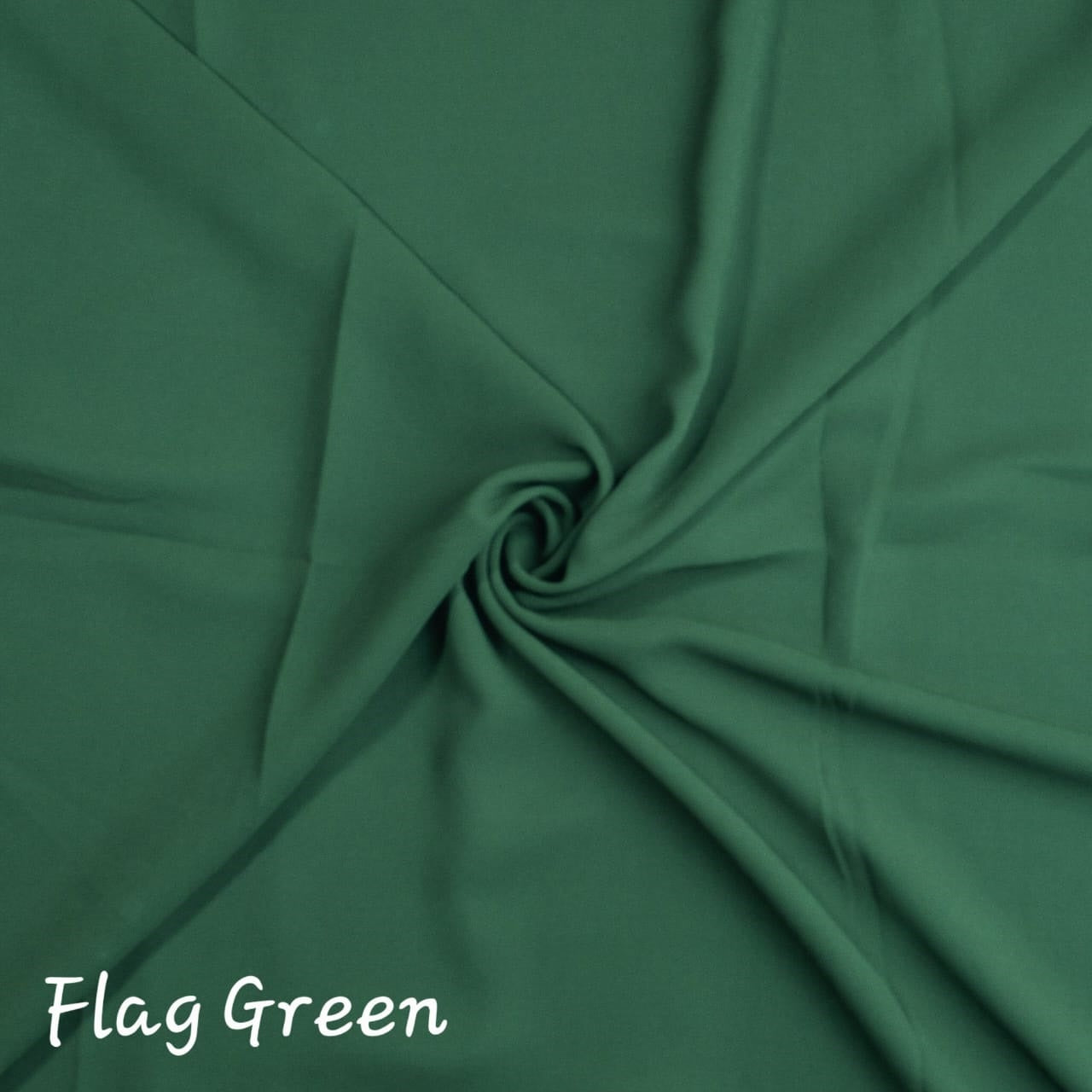 Flag Green Georgette Hijab