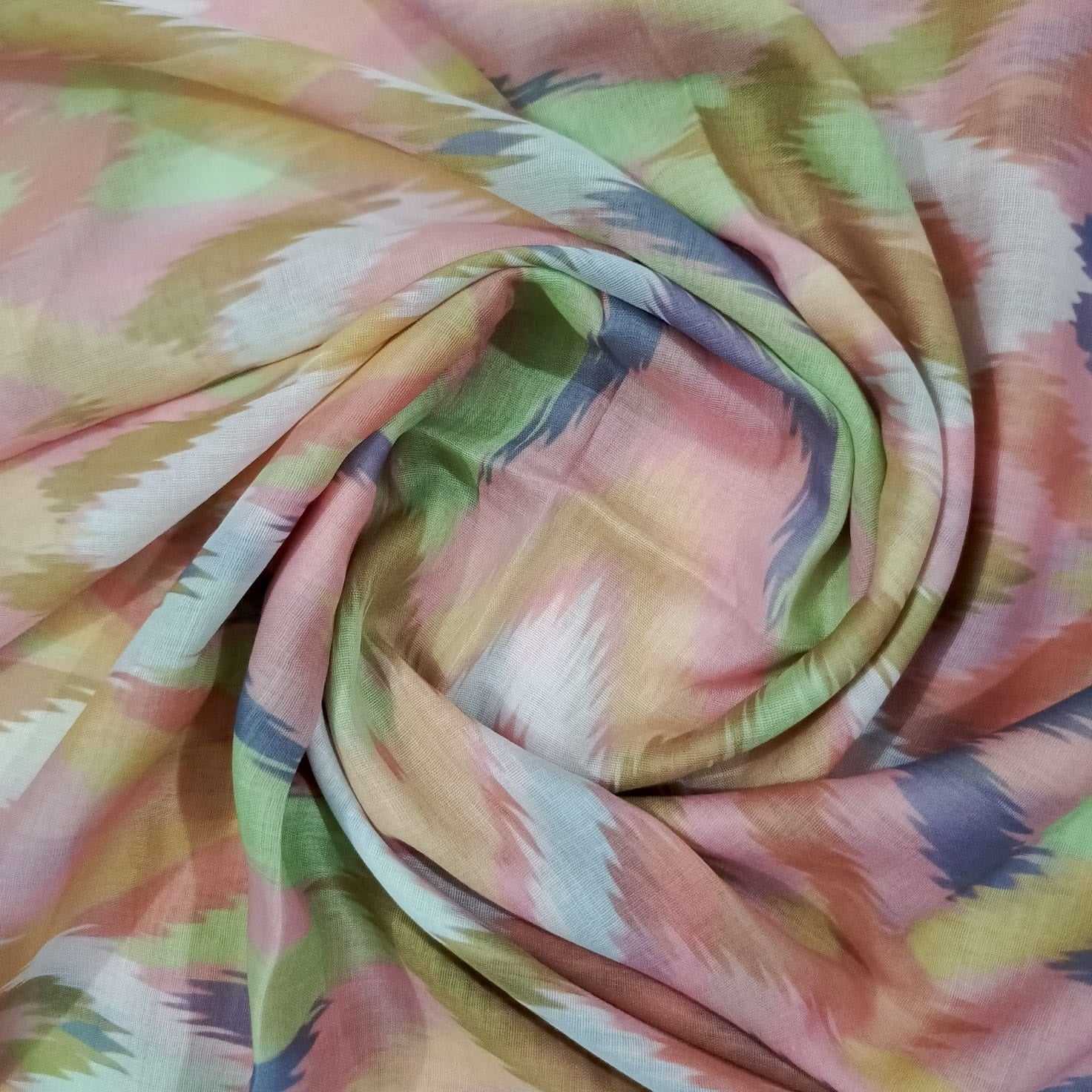 Mix Colour Lawn Scarf