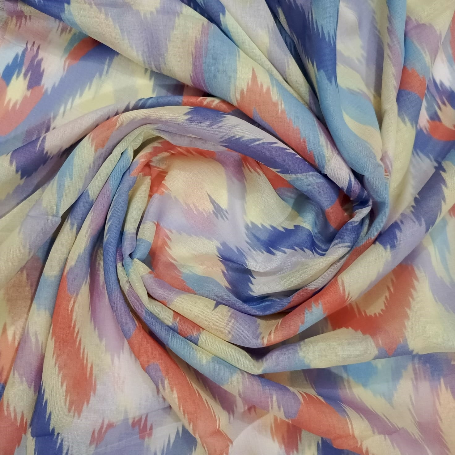 Mix Colour Lawn Scarf