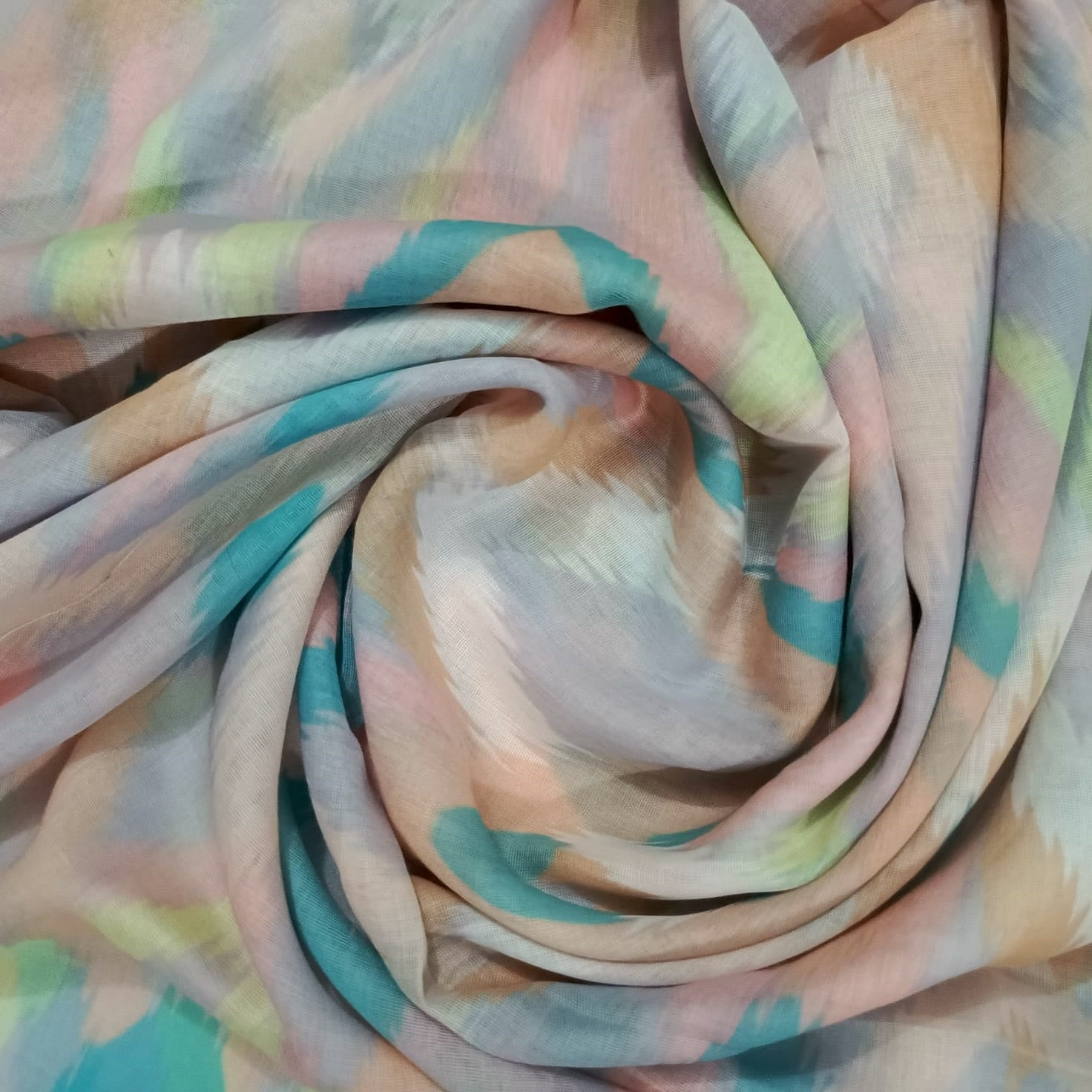 Mix Colour Lawn Scarf