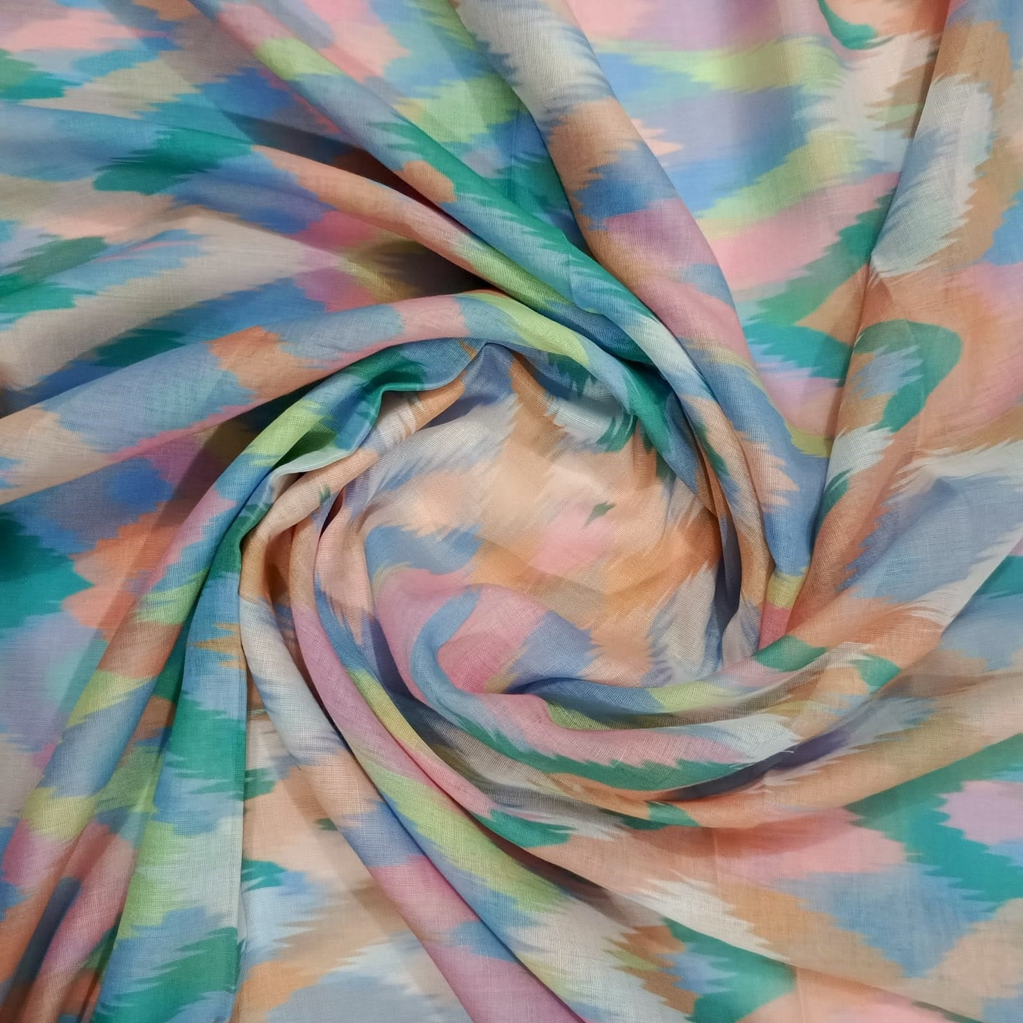 Mix Colour Lawn Scarf