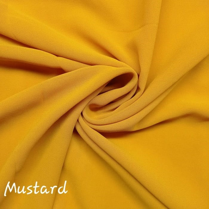 Mustard Georgette Hijab
