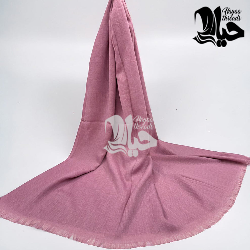 Pink Turkish Lawn Scarf XXL
