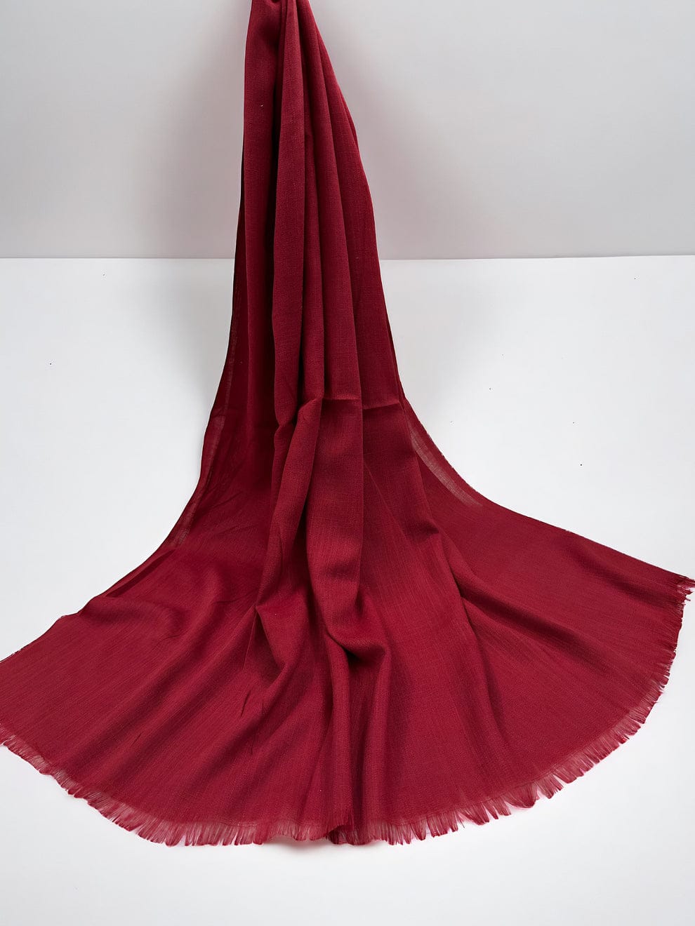 Maroon Turkish Lawn Scarf XXL