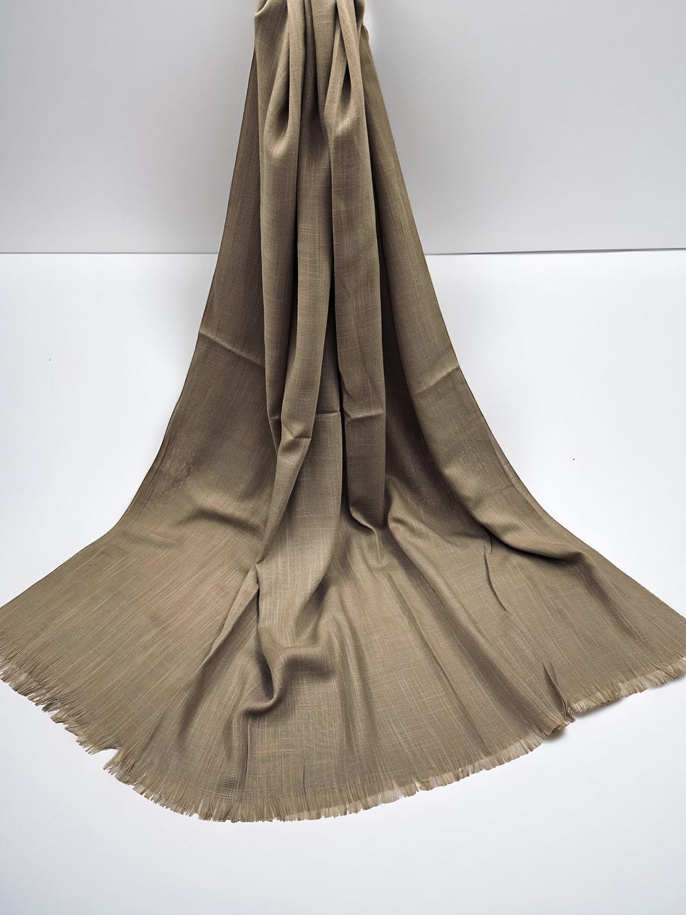 Beige Turkish Lawn Scarf XXL