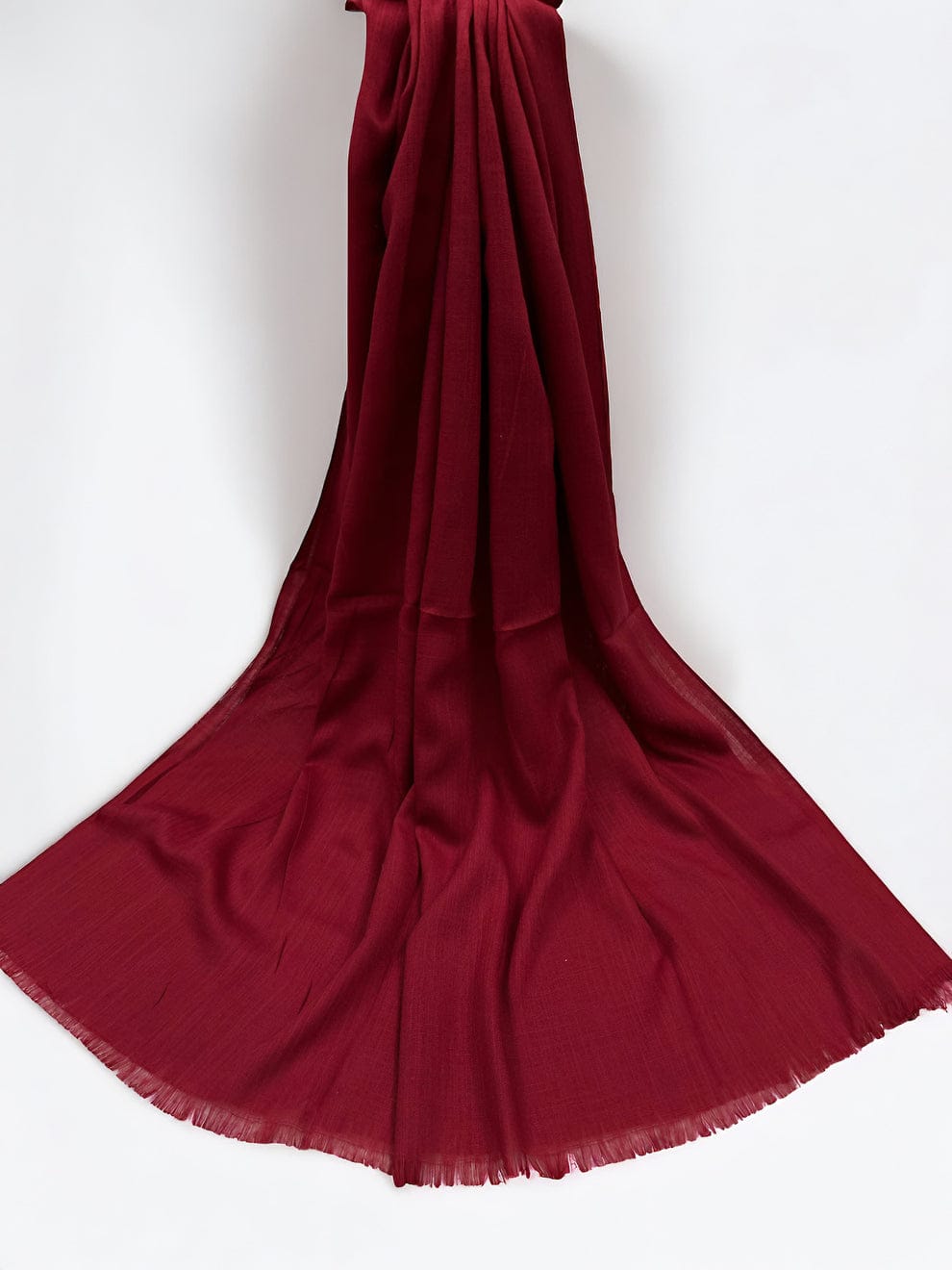 Maroon Turkish Lawn Scarf XXL