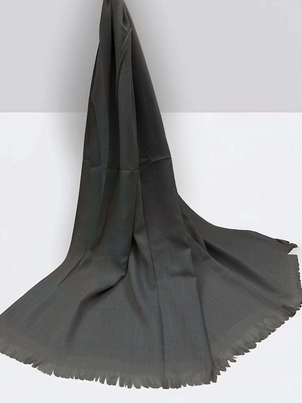 Grey Turkish Lawn Scarf XXL