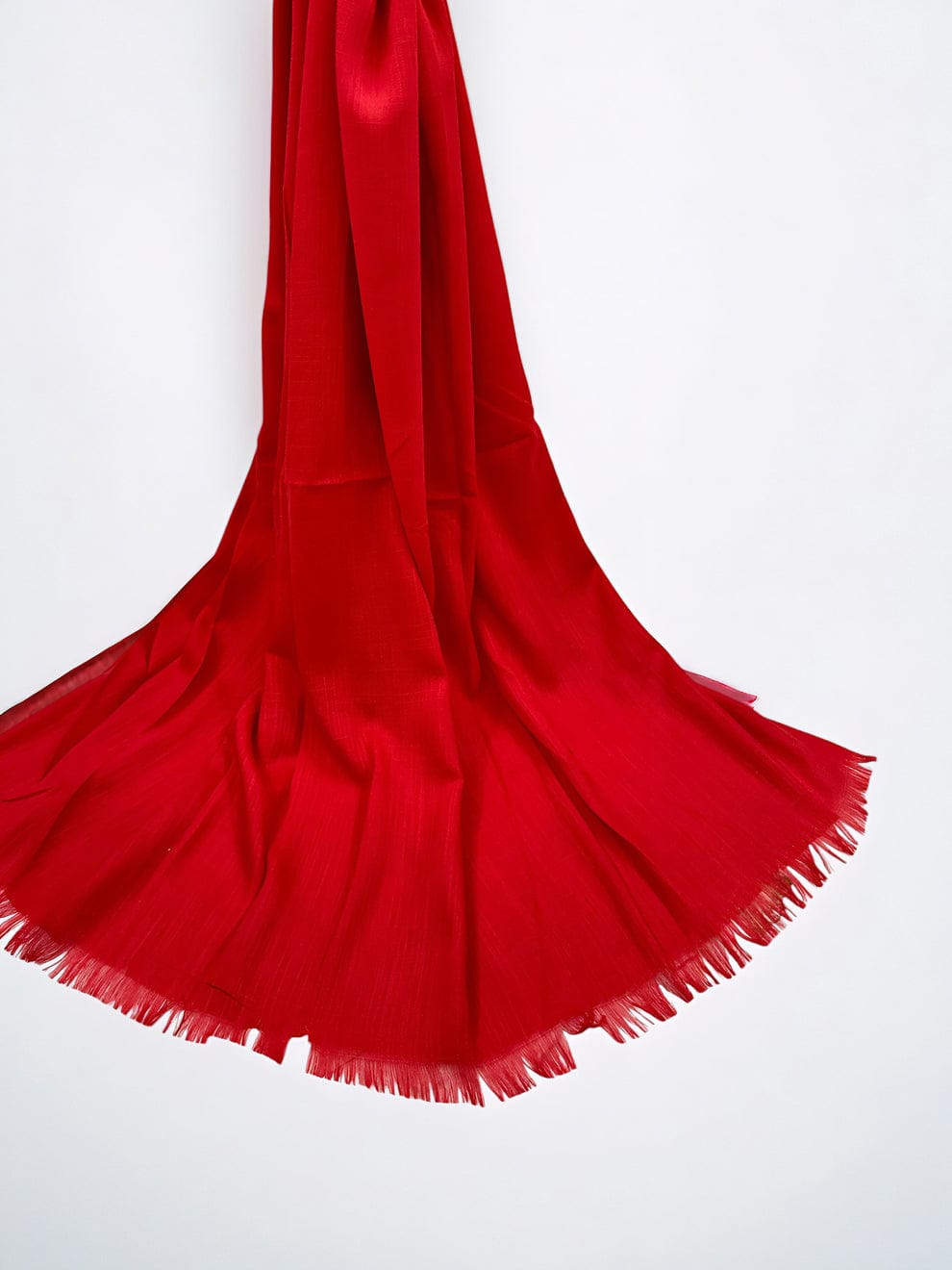 Red Turkish Lawn Scarf XXL