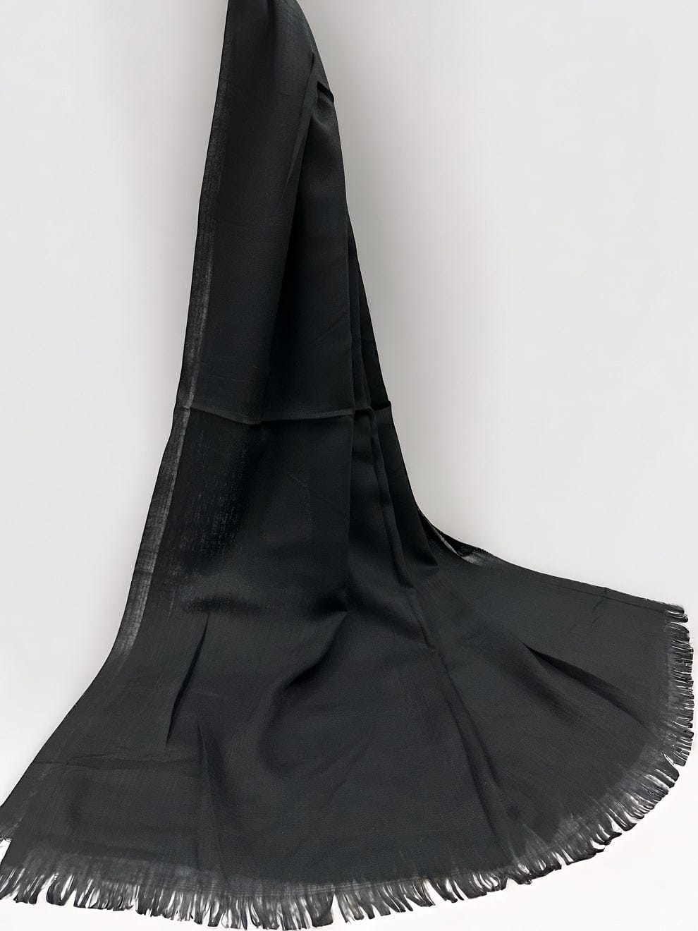 Black Turkish Lawn Scarf XXL