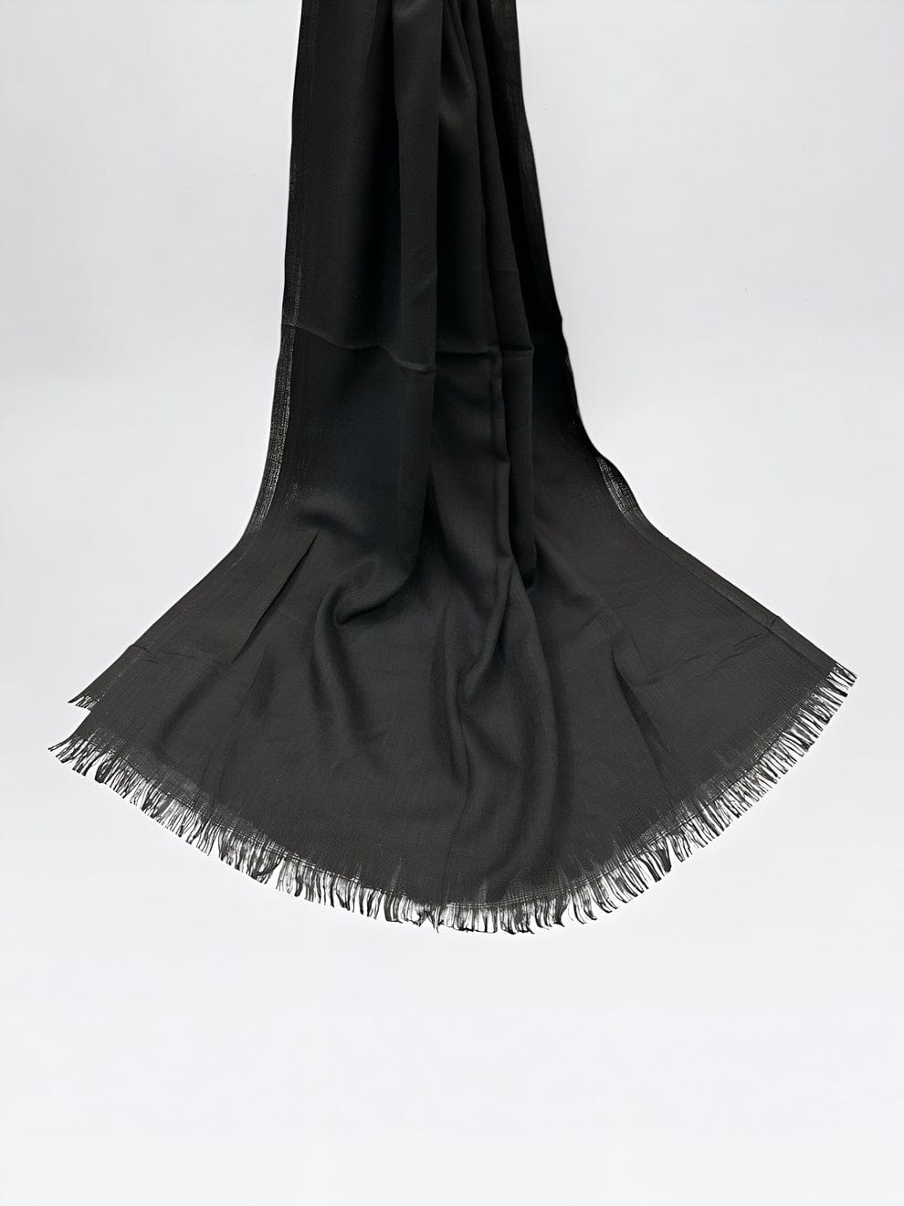 Black Turkish Lawn Scarf XXL