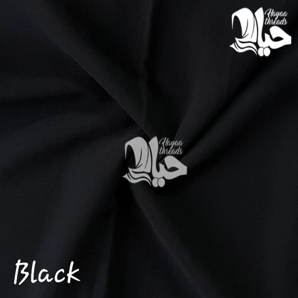 Black Turkish Lawn Scarf